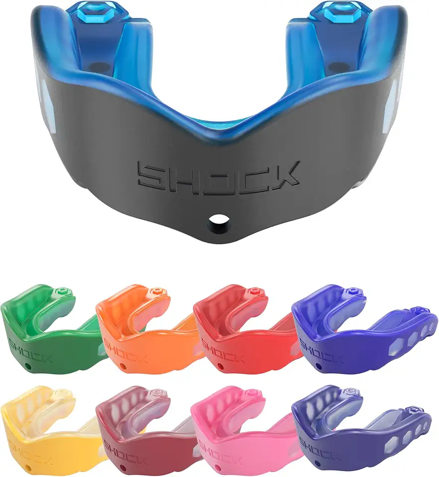 Shock Doctor Protetor Bucal Roxo Unissex para Lacrosse, All Ages