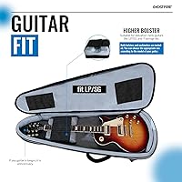 Vista 4 de GHOSTFIRE Estuche para guitarra eléctrica de alta gama Super grueso para ST/TL, LP/SG, estilo Jazzmaster/Jaguar Mochila acolchada suave