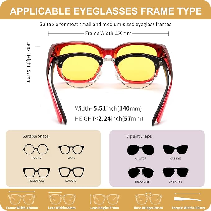 Gafas de sol polarizadas FEISEDY para mujer miniatura 5