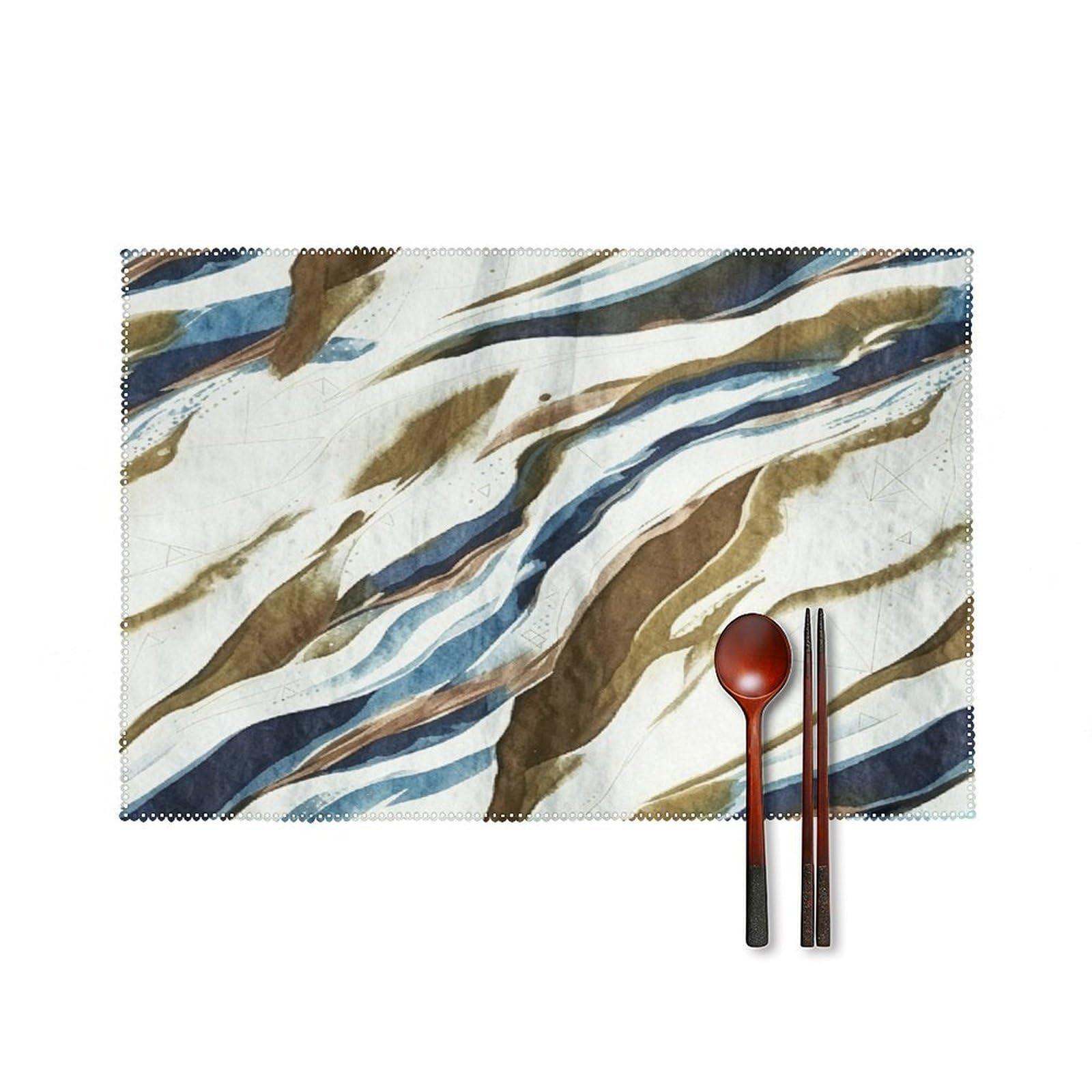 Fekiloot Style Tropical Placemats Set Of 6,Table Mat