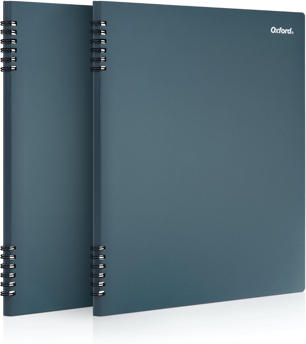 Oxford Stone Paper Notebook, School Notebooks, Journal for Writing, 8-1/2" x 11", Blue Cover, 60 Sheets, 2 Pack (161646)