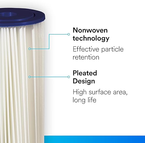 Miniatura 4 de Filtrete Sistema de filtro de agua plisado de gran capacidad 3WH-HDPL-F01 de toda la casa