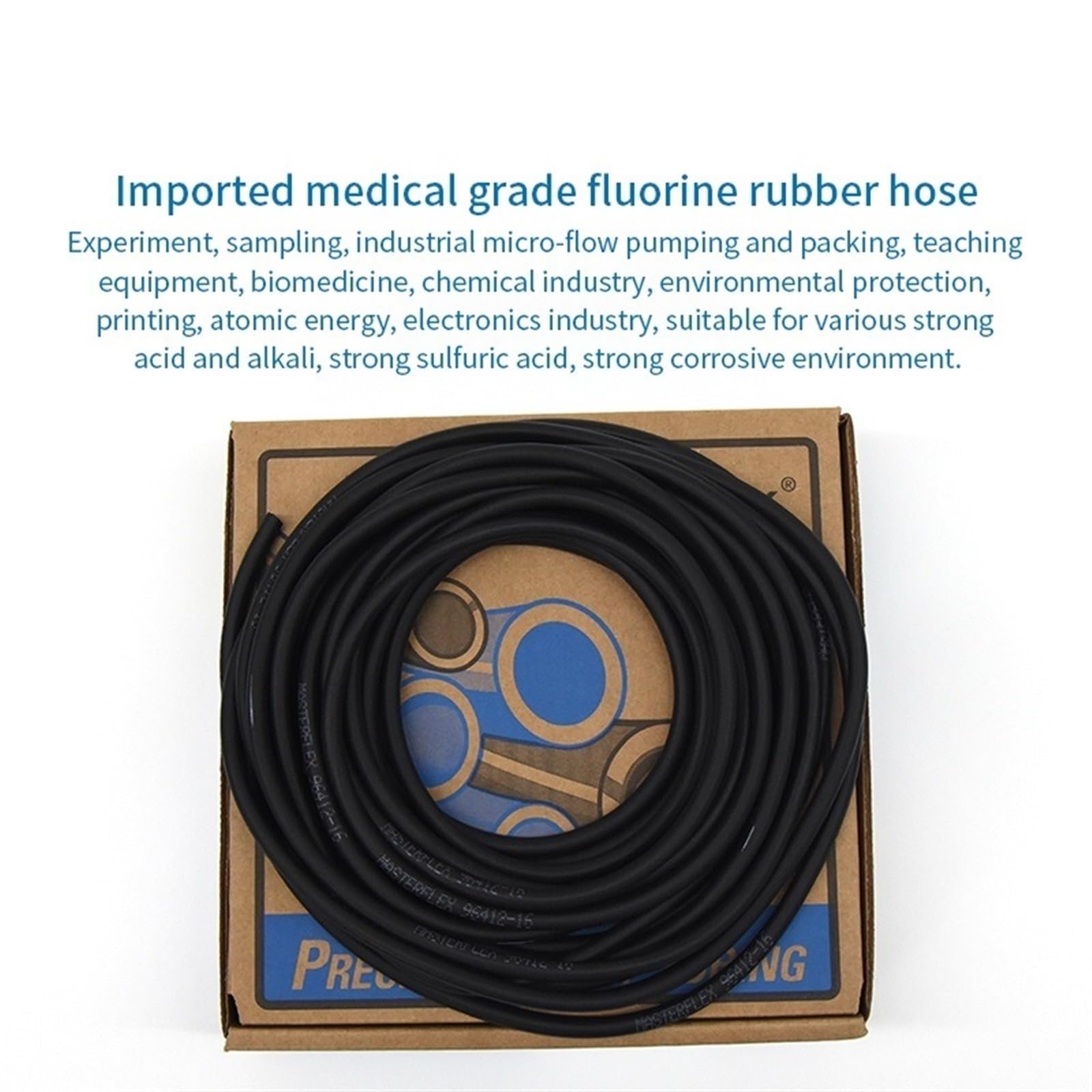 Bomba peristáltica de tubo Tubo FKM/FPM con alta resistencia química y excelente resistencia a la corrosión(5m,Id 2.79xod 4.49mm)