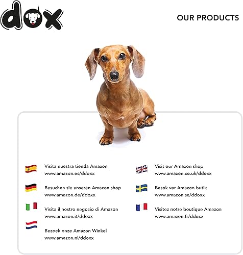 Miniatura 7 de DDOXX Collar de perro de nailon - Collares fuertes y ajustables para perros - M (rosa)