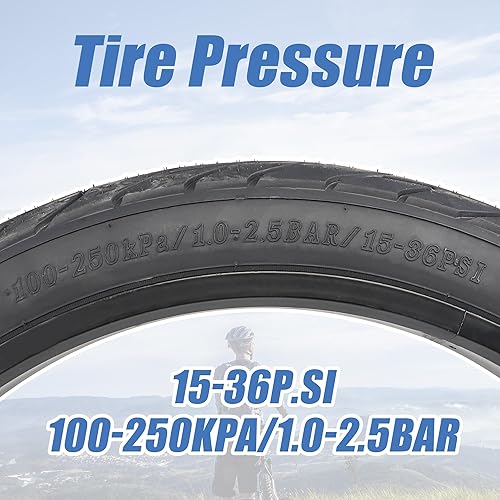 Miniatura 6 de MAKELEN Neumático de bicicleta de 20 pulgadas26 x 3 pulgadas4 pulgadas compatible con neumático de bicicleta de repuesto para bicicleta de montaña y