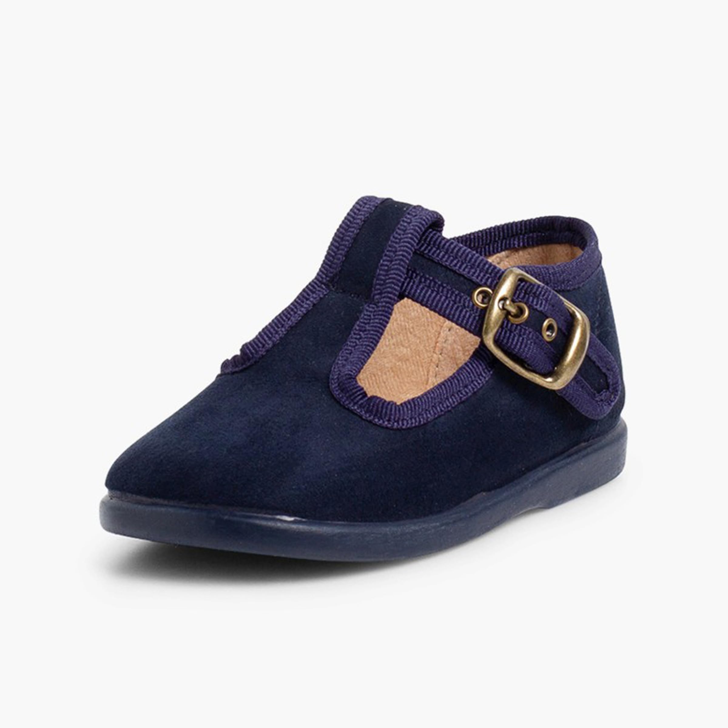 Pisamonas Scarpe Occhio di Bue Bambino Effetto Scamosciato