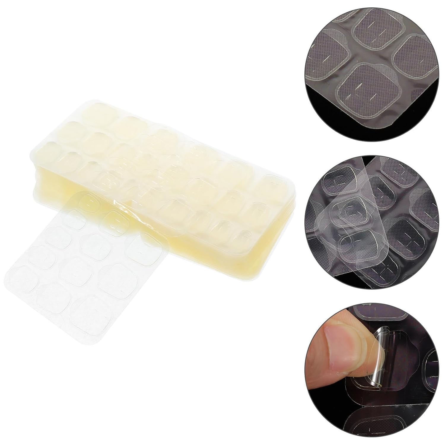 Nail Sticky Tabs 50 Sheets for Double Sided Press on Nails