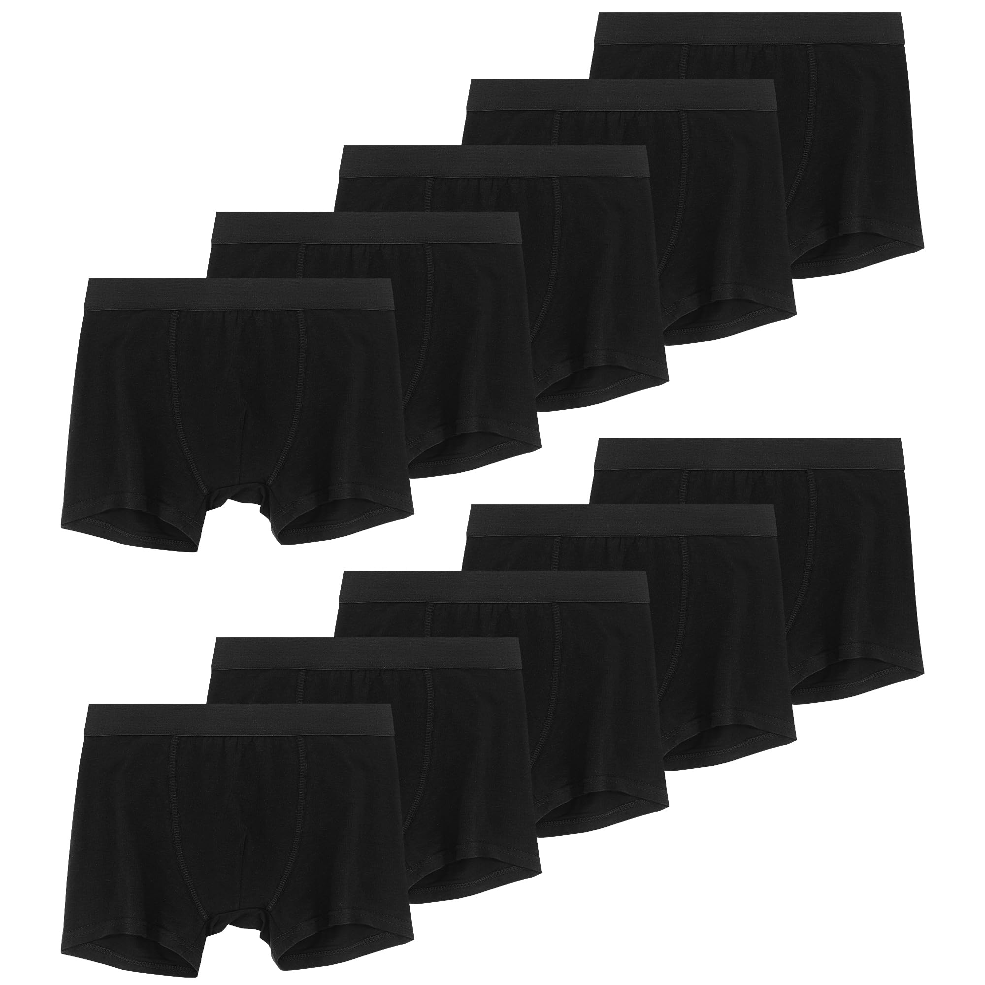 Geyuwoz Boys Boxer Briefs Kids Cotton Stretchy Boxer Briefs Underwear Multipacks 8-16 Years