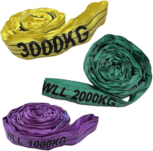 Lifting Round Sling Polyester Endless Lifting Strap 1 Ton to 3 Ton