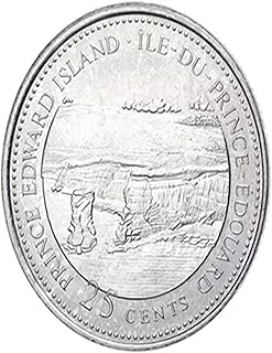 1992 (1867-) Canadian 25-Cent Prince Edward Island Confederation 125th Anniv/Provincial Quarter Coin UNC