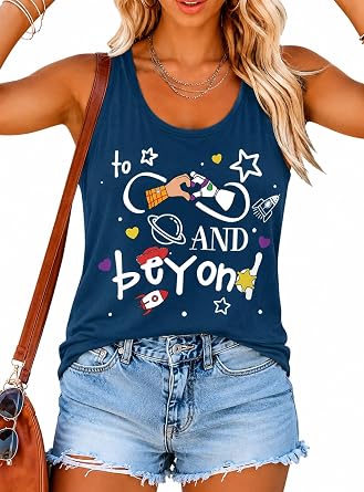 Youve Got A Friend in Me Tank Women Magical Tank Top Cute Vacation Holiday Funny Graphic Vest