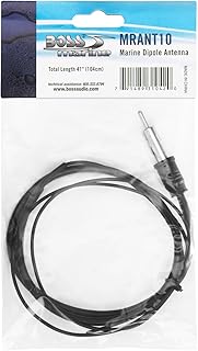 BOSS Audio Systems MRANT10 Weatherproof Marine Dipole Hideaway Antenna,Black
