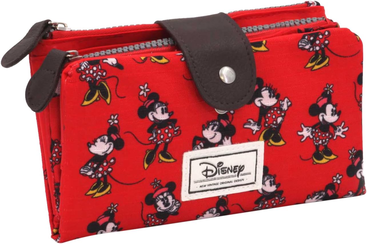 Karactermania Disney Classic Minnie Cheerful Purses, 18 cm, Red Amazon.co.uk Fashion