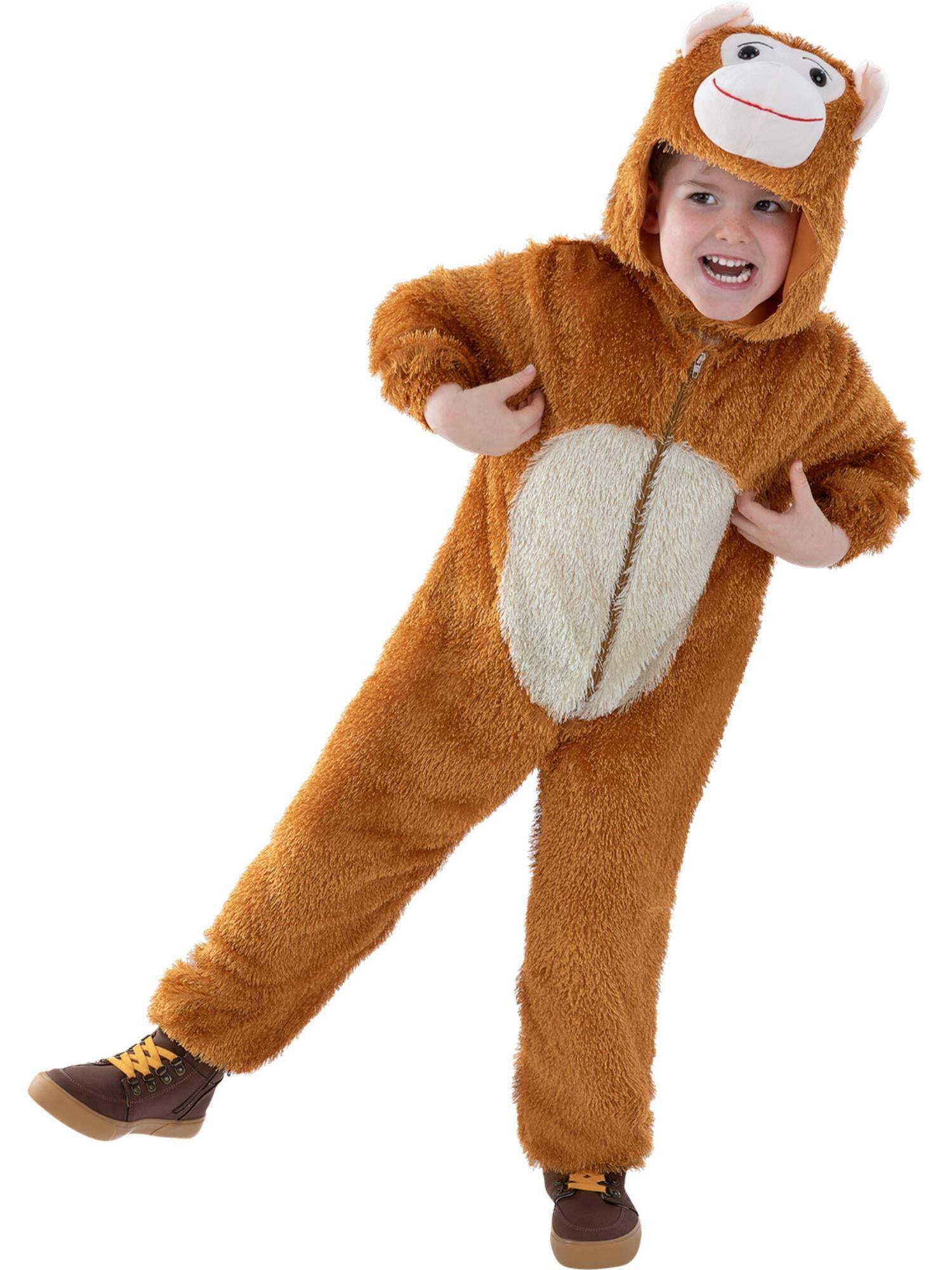 Smiffys Unisex Kids Orange Monkey Costume