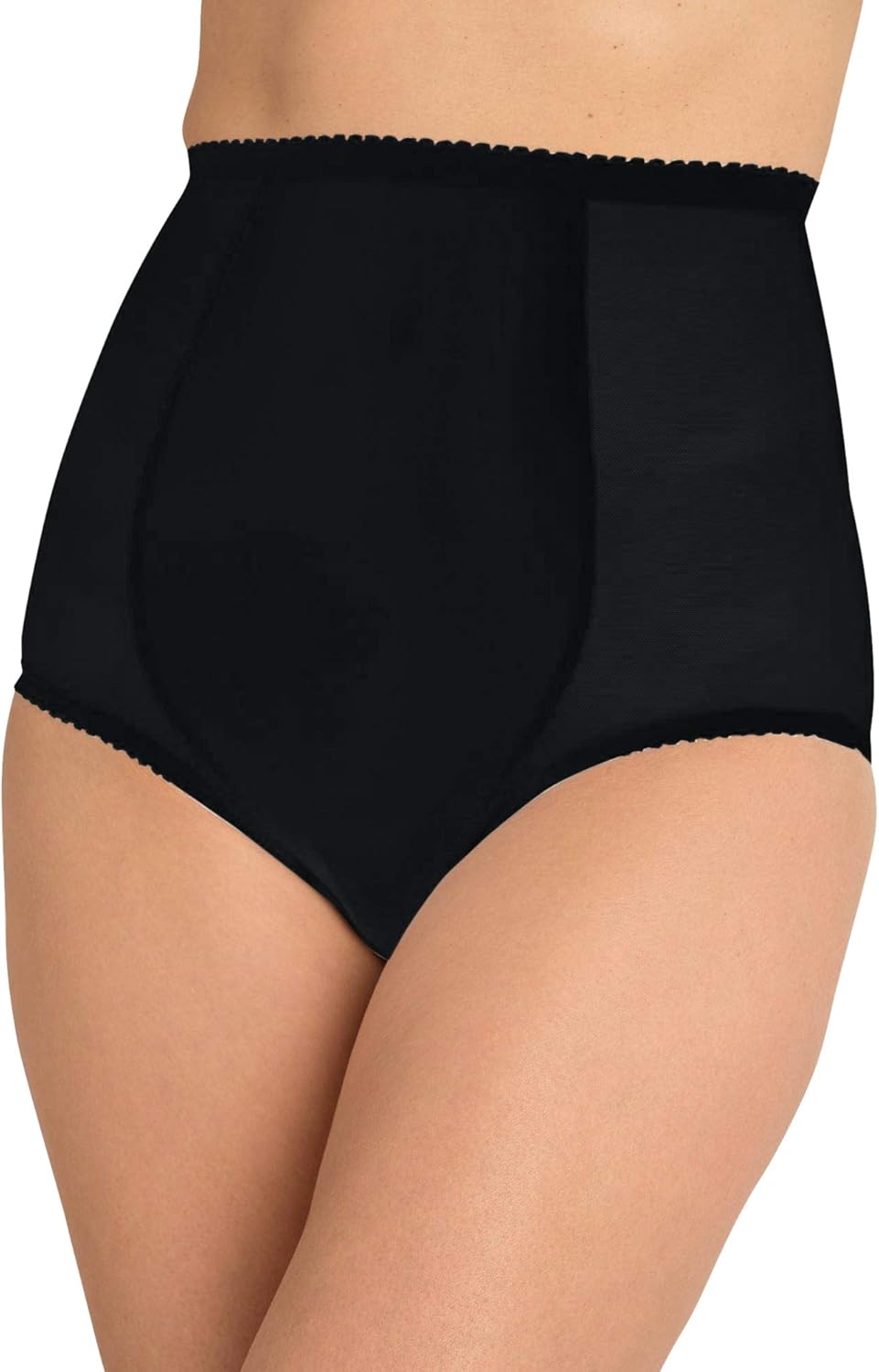 Secret Solutions Women's Plus Size Power Mesh Firm Control Shaping Brief