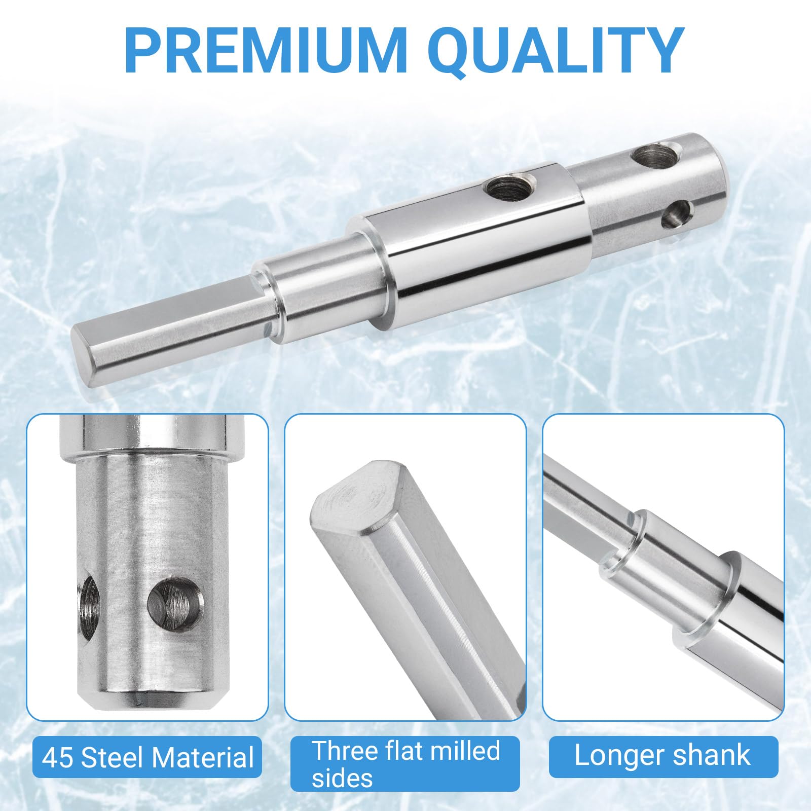 Auger Adapter for Ice Fishing & Drilling -4