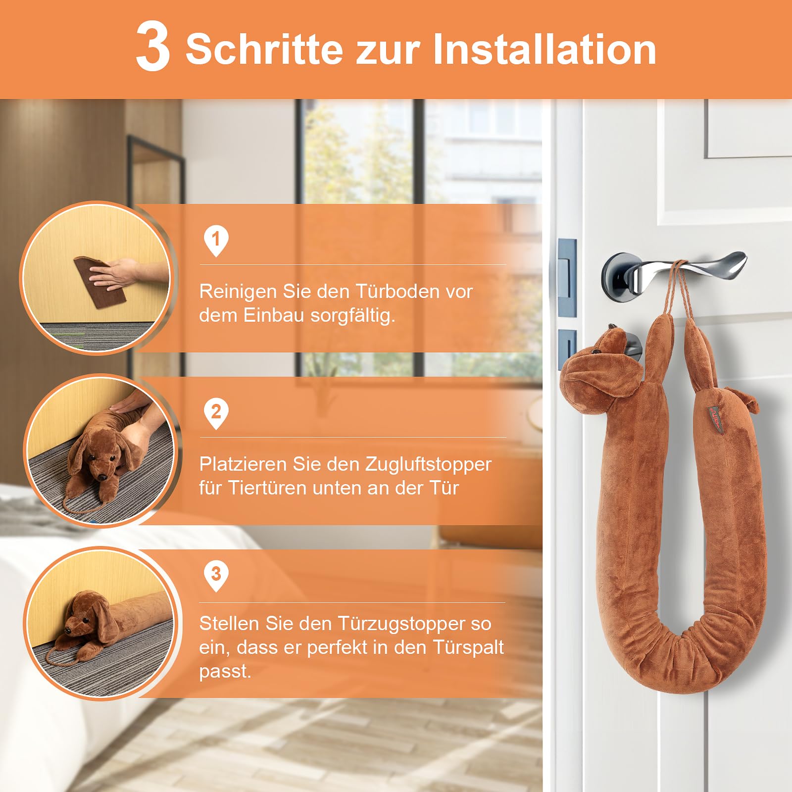 Burlete para puertas, 92 cm, pesado, burlete para ventana, perro tejón debajo de la puerta, bloqueador de ruido para puerta inferior, sellado de aire, aislamiento y aislamiento acústico
