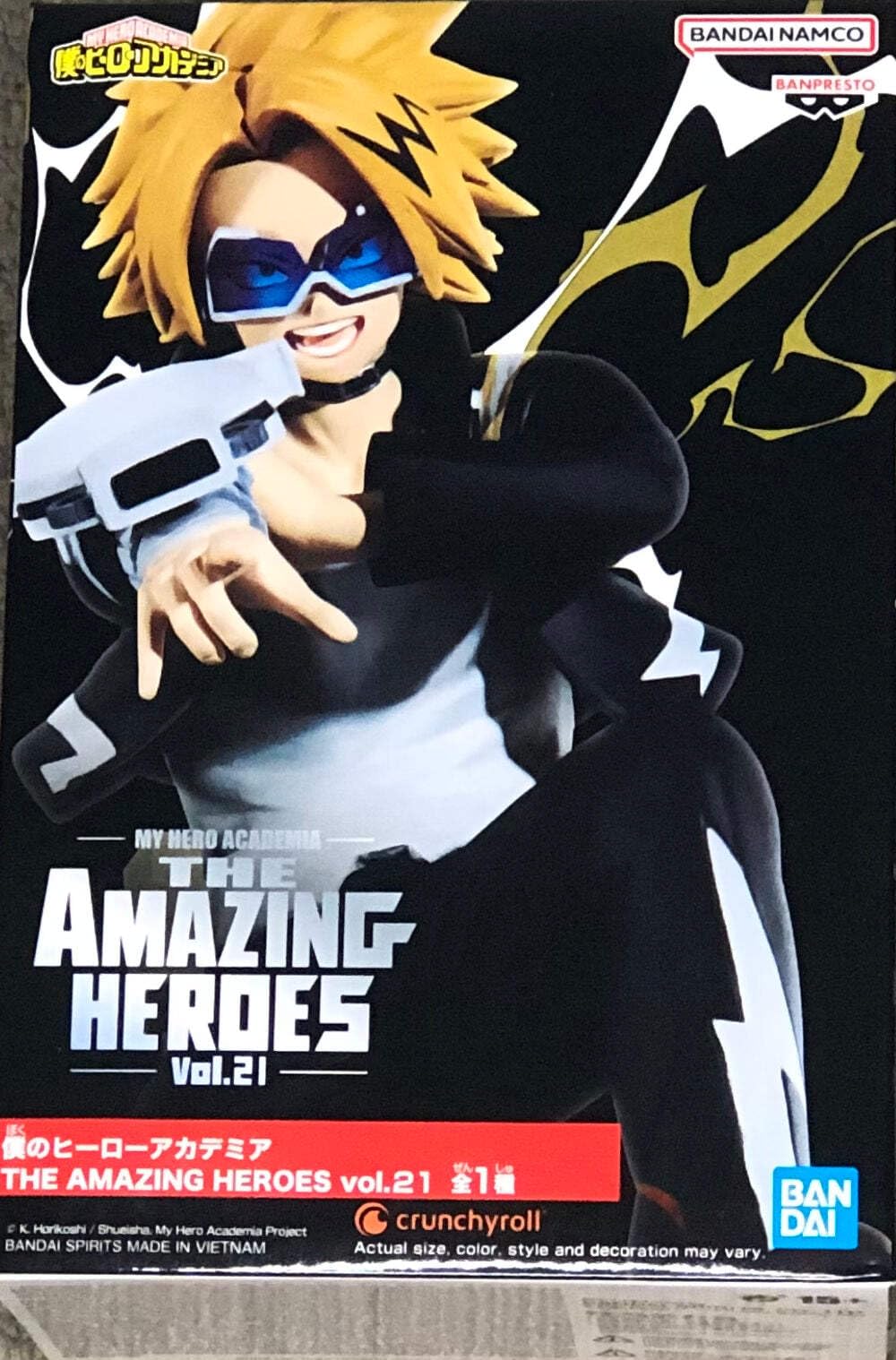 Banpresto BP19166 Denki Kaminari My Hero Academia - The Amazing Heroes, Volume 21, 15 cm Action Figure, Multi-Colour