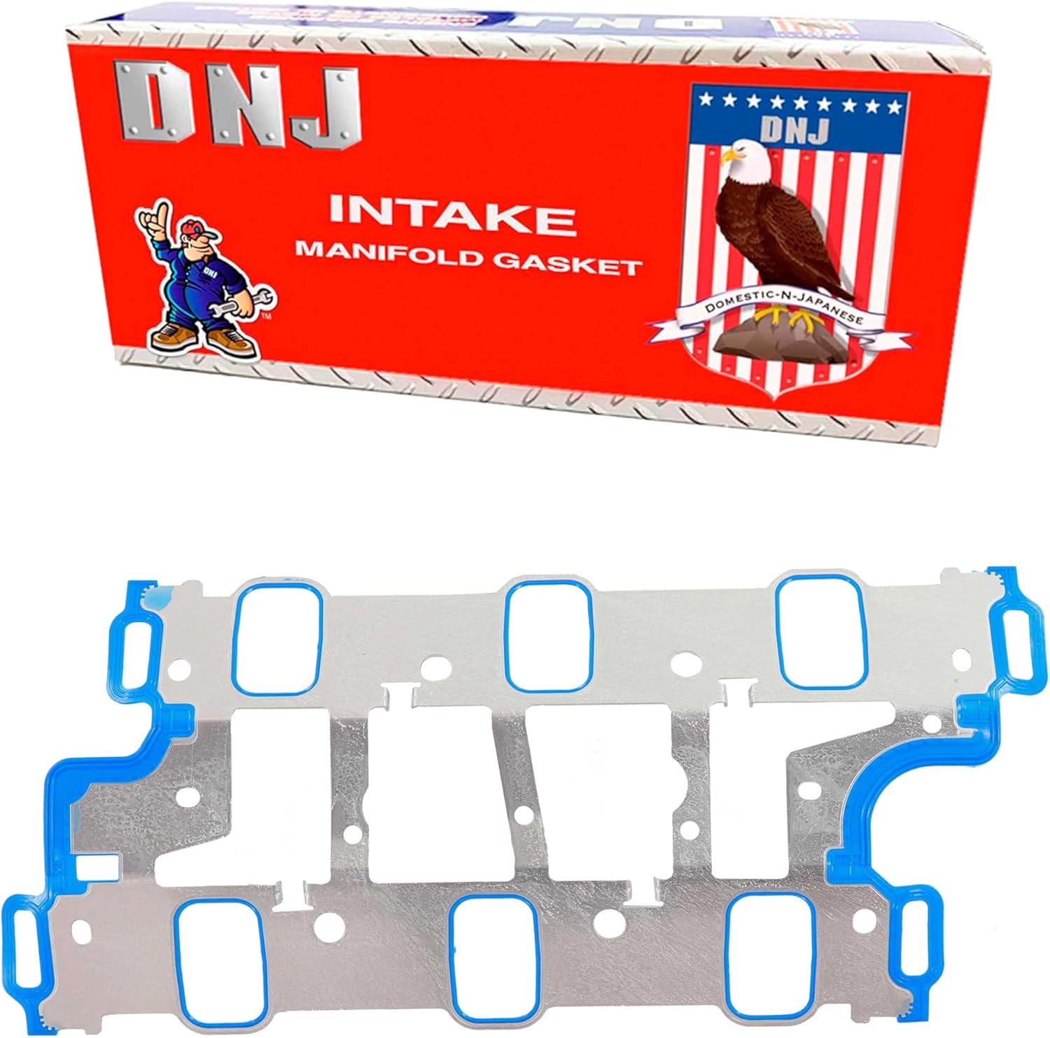 DNJ IG423 Intake Manifold Gasket Set for 1995-1996 Ford, Mazda Aerostar, B4000, Explorer 4.0L V6 12V OHV 245cid