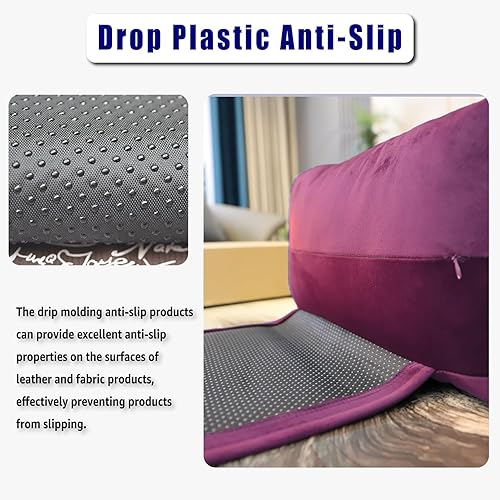 Miniatura 3 de Almohada para el cuello para sillón reclinable, almohada ajustable de felpa para el cuello, rollo de forro polar antideslizante, almohada de apoyo