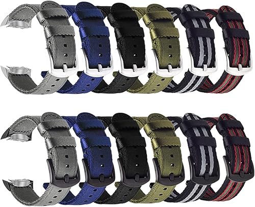 Miniatura 7 de Correa de nailon tejida compatible con Samsung Gear S2 SM-R720SM-R730 Smartwatch de ajuste rápido, suave y transpirable, correa deportiva de repuesto