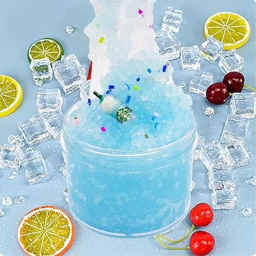 Miniatura 5 de 2 limos crujientes de arroz, slime brillante con pegamento, súper suave y antiadherente, juguete educativo para aliviar el estrés, regalos de