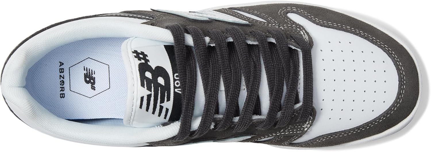 New Balance, Unisex, 480 Numeric, Dark Grey/White, Men 8.5, Women 10, Medium - Image 6