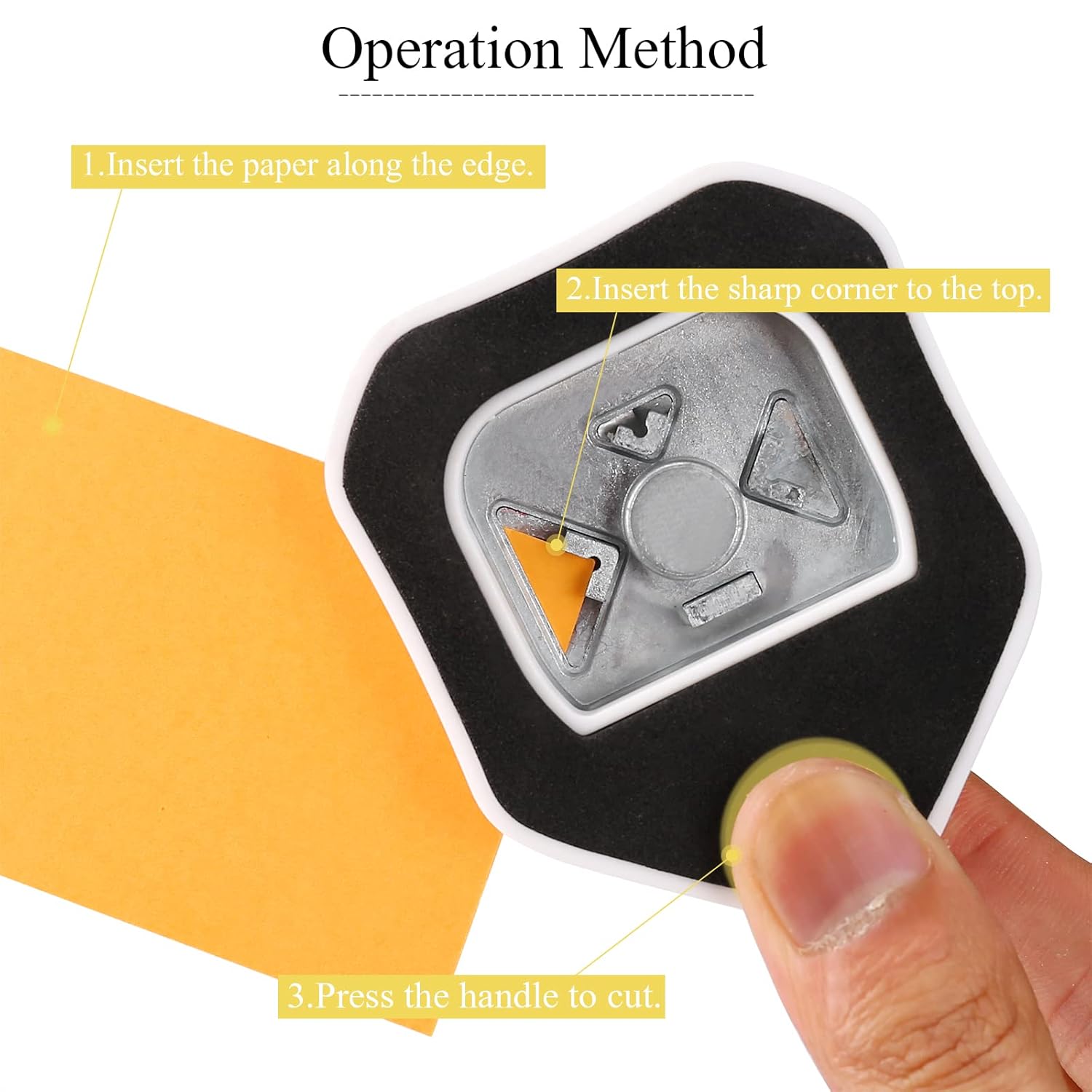 LOONENG 3 Way Chamfer Corner Punch, 3 in 1 Craft Paper Corner Cutter for Paper Crafts, Laminate, Cardstock, Business Card, DIY Projects, Photo, Card Making and Scrapbooking : Arts, Crafts & Sewing