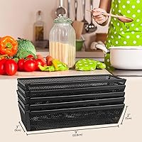 Vista 5 de 2 Piezas Organizador de Cajón, Organizador de Cajón de Malla con Brazo Entrelazado para Utensilios, Cosméticos, Cubiertos, Bolígrafos