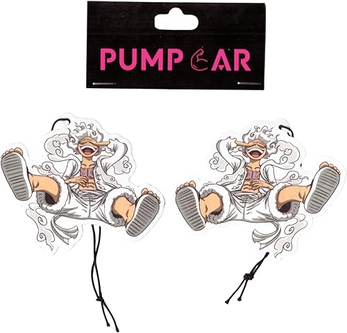 PumpCar - Ambientador de coche de una pieza con aroma a cereza, 5 ambientadores colgantes de anime japonés para espejo retrovisor, accesorios para