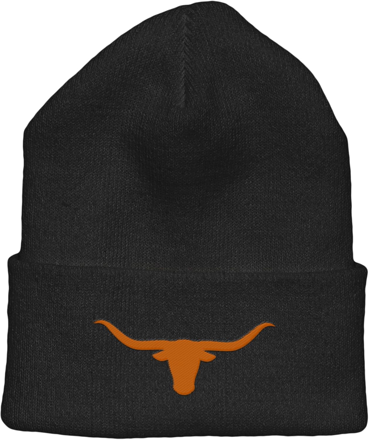 Longhorn Beanie Hat – Texas Beanie with Embroidered Longhorn– Texas Gift for Men and Women