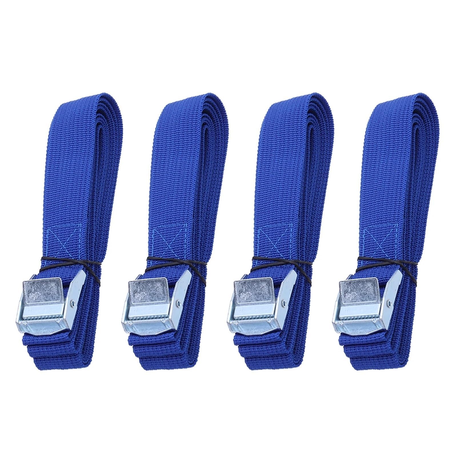 cinghia con fibbia, Cinghie di ancoraggio da 2,5 m con fibbia in nylon, cinghie a sgancio rapido for il fissaggio del carico sul tetto dell'auto, bagagli in movimento(6pc)