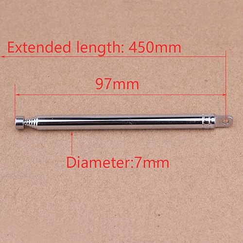 Miniatura 2 de Antena de radio FM de antena telescópica de 7 secciones