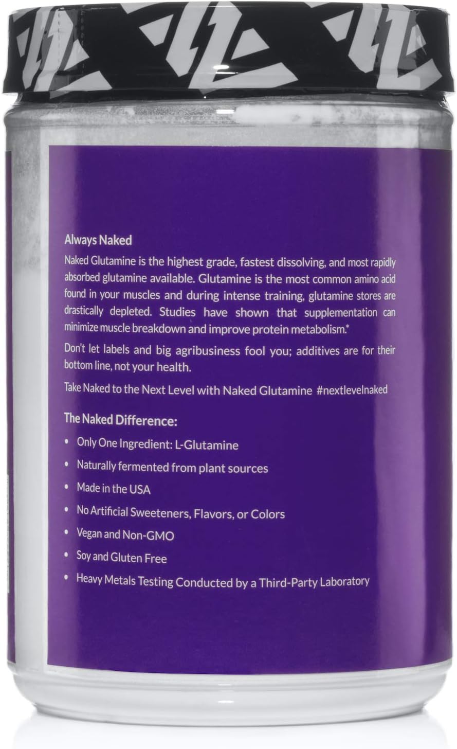 Pure L-Glutamine Made in The USA - 200 Servings - 1,000g, 2.2lb Bulk, Vegan, Non-GMO, Gluten and Soy Free. Minimize Muscle Breakdown & Improve Protein Synthesis. Nothing Artificial : Health & Household
