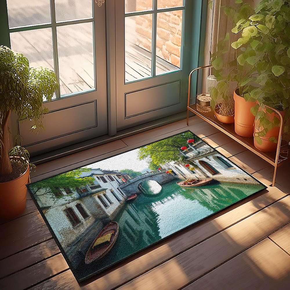 Accessoires pour chambre de garçon et tapis de cuisine rustique