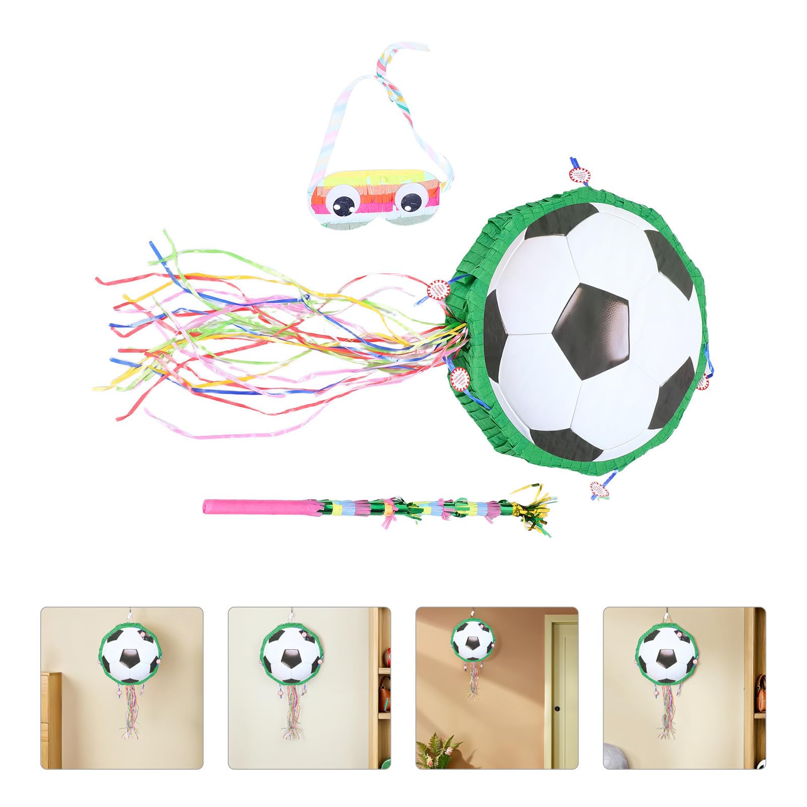 Piñata de Fútbol 1 Juego de Papel para Fiestas Infantiles