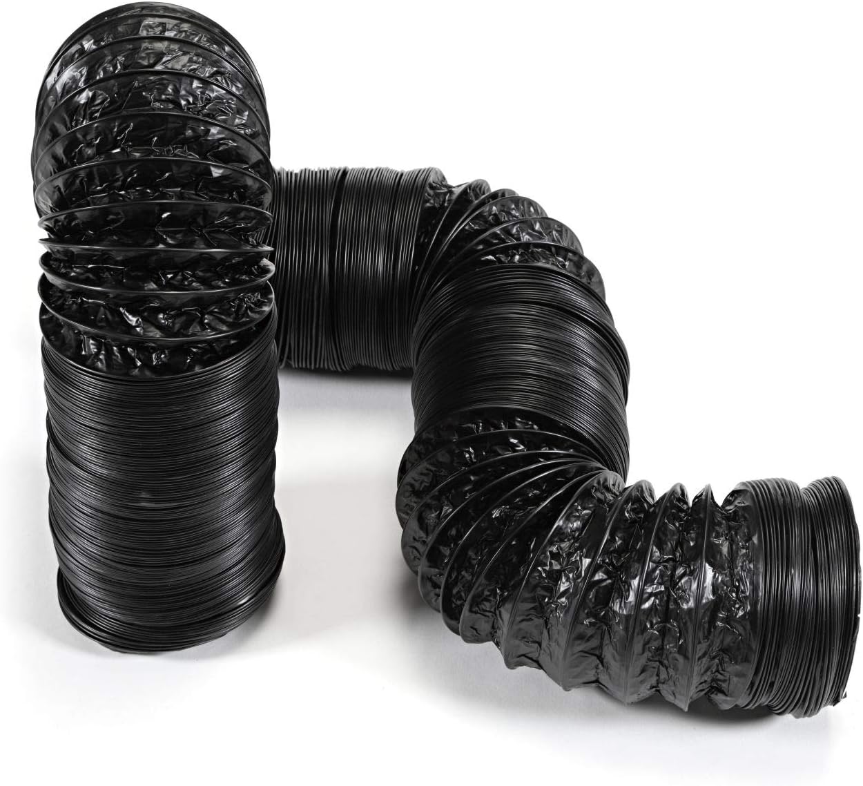 STERR - Flexible Aluminium Ventilation Hose, black