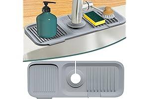 Kitchen Countertop Protection: Sink Splash Mat - Sink Faucet Mat - Kitchen...