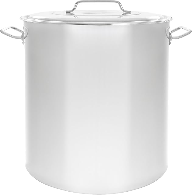 Concord Cookware Stainless Steel Stock Pot Kettle, 80-Quart