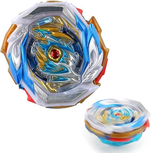 Miniatura 2 de Battling Top Metal Master Fusion Gyro Starter B-154 DX Booster Imperial Dragon Encendido y Batalla IzquierdaDerecha Girar Sparking Burst Bey Wire
