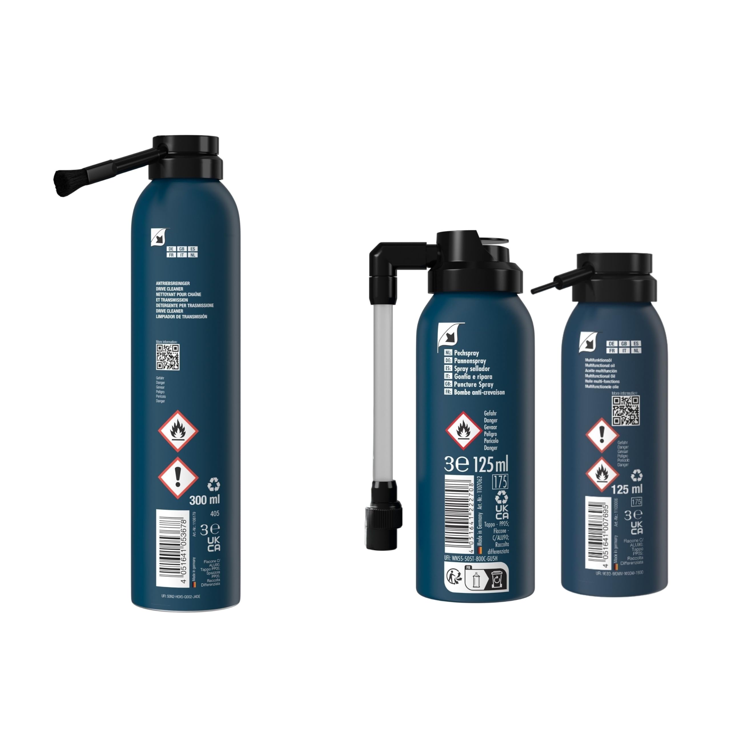 TUNAP SPORTS E-Bike Pflege- & Reinigungs-Set | All-in-One Wartungsset für Kette, Rahmen & Reifen | inkl. Kettenöl, Reiniger, Pannenspray, Multiöl, Kettenbürste & Wascheimer | Wirkt einfach besser!