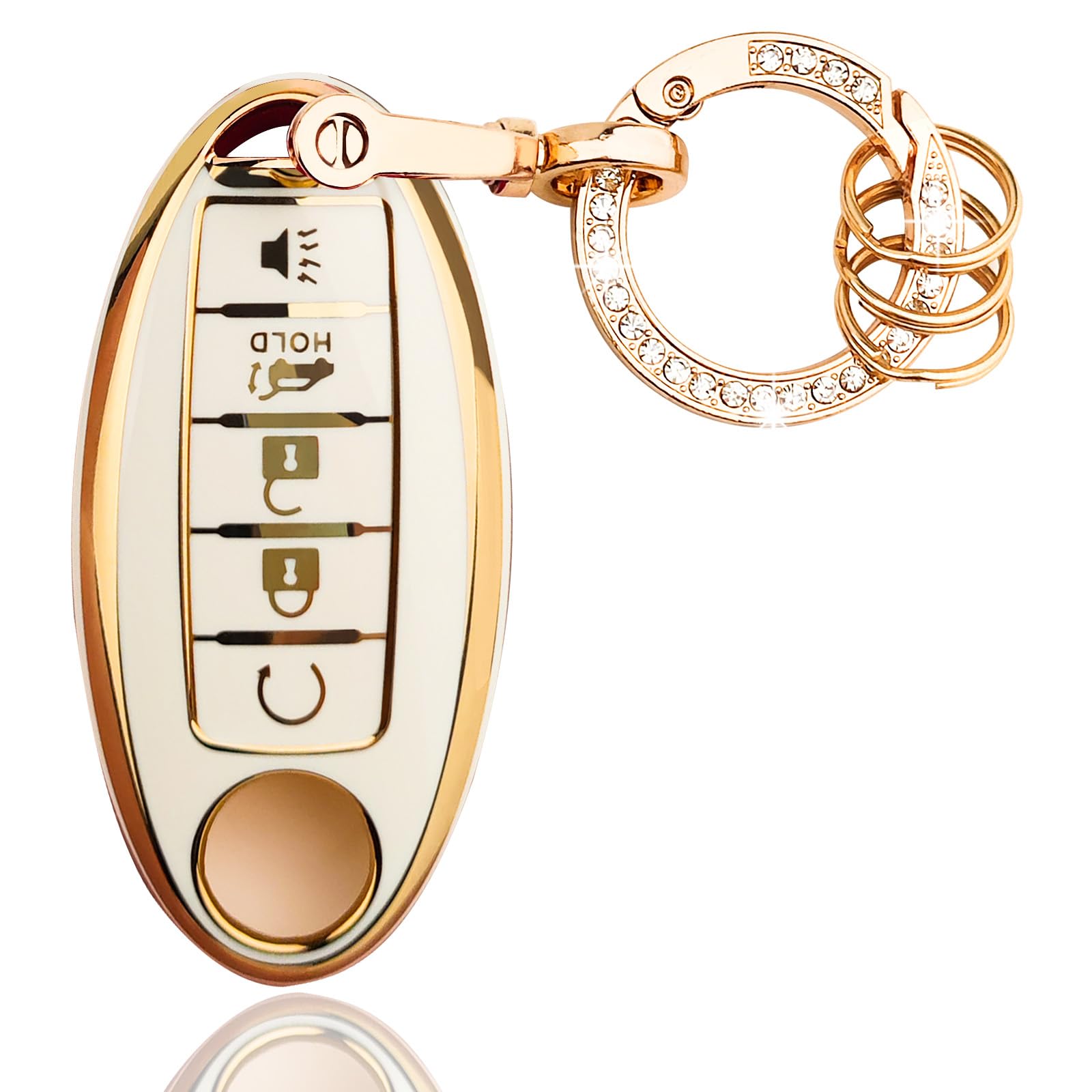 Fit Nissan Altima Murano Sentra Rogue 5 Button Remote TPU Key Fob - Foto 8