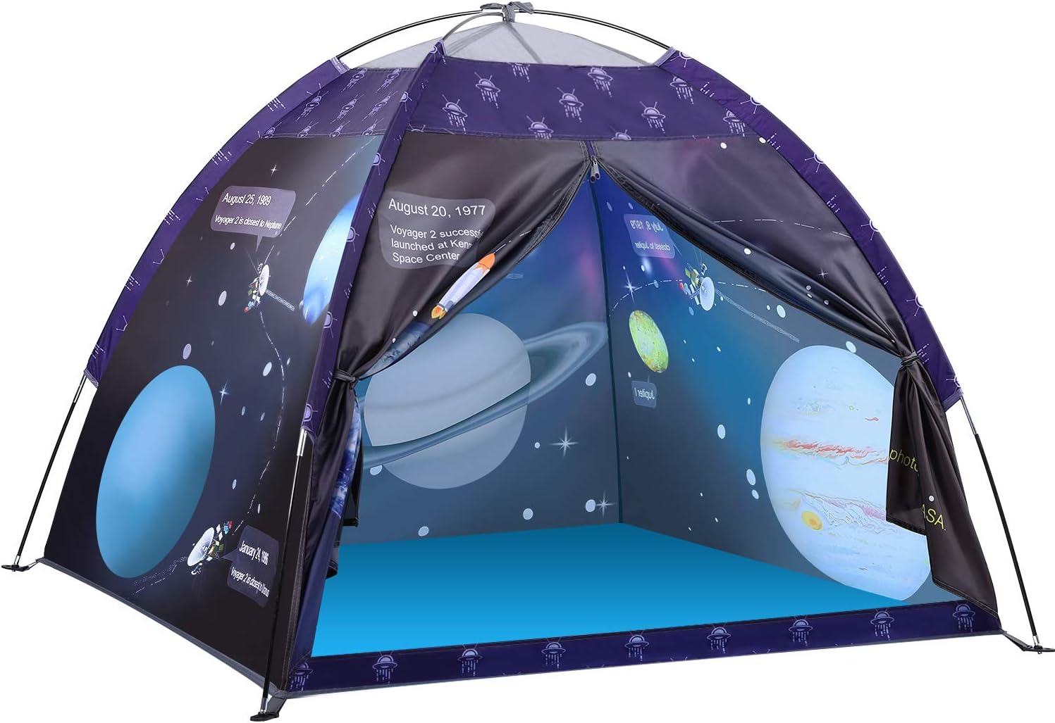 Kids Tent, Exqline Large Space Play Tent for Boys and Girls, Indoor Galaxy Dome Pop Up Kids Tent, Playhouse, Portable Outdoor Garden Tent