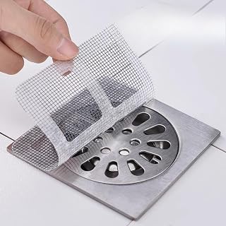 50PCS Disposable Drain Strainer Covers – Hair Catcher & Odor Prevention for Bathroom & Kitchen Sinks, Shower Drain Filters