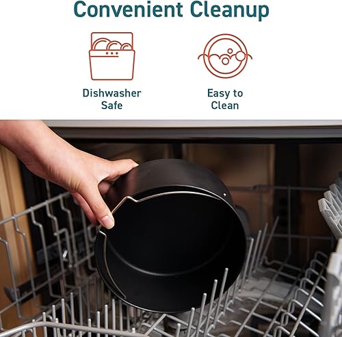 Miniatura 7 de COSORI Freidora de aire TurboBlaze de 6.0 cuartos de galón compacta para asar y freidora de aire Accesorios