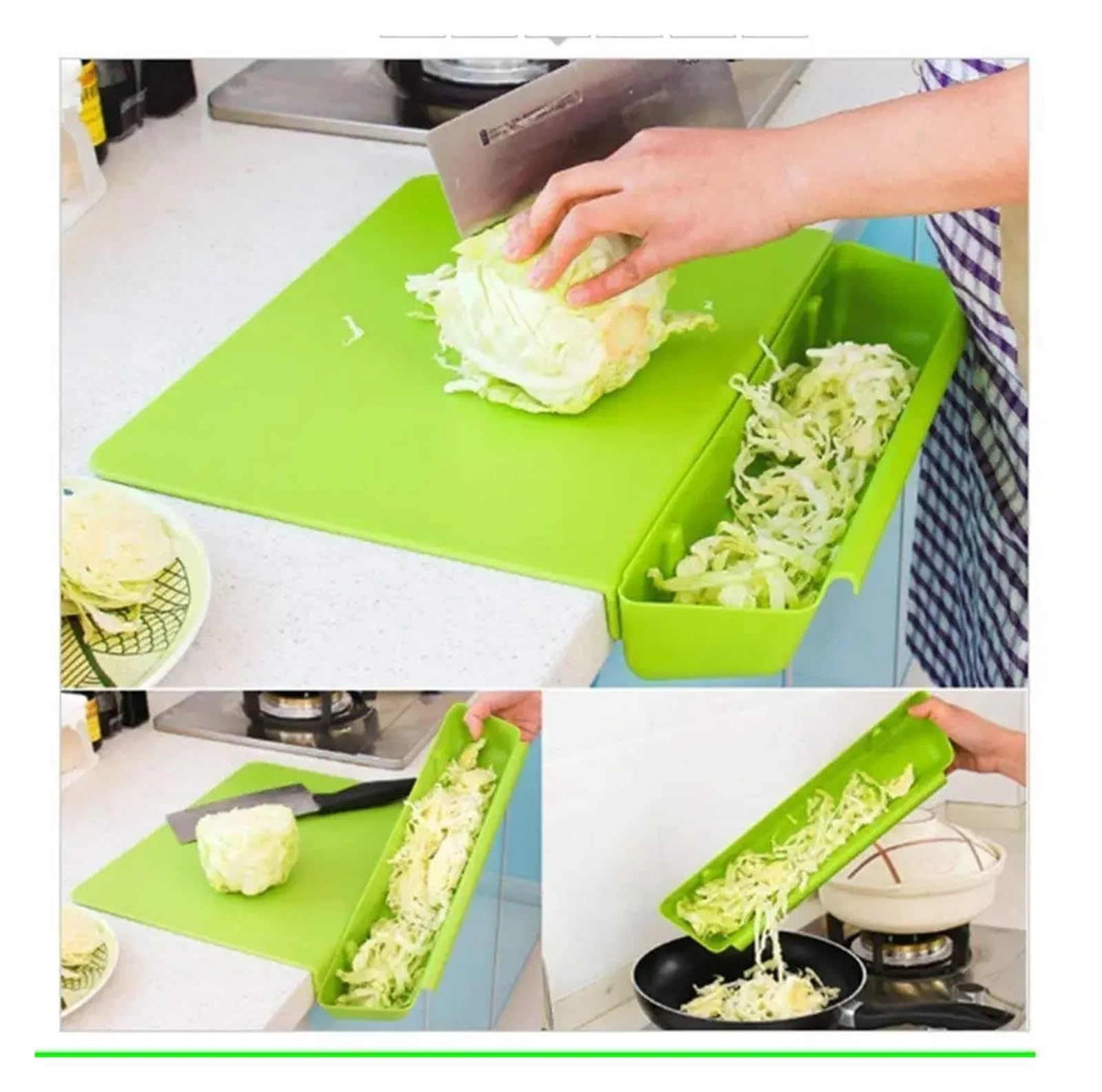 Tagliere Verdure 2 In 1 Con Accessori Cestello Removibile