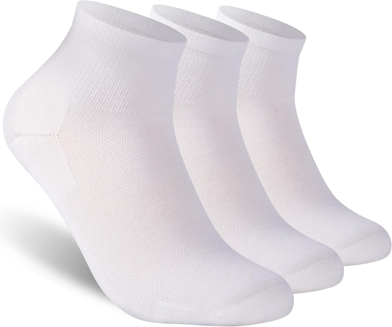 Merino Wool Ankle Socks, Men's Women's 90% Wool Athletic Thin Running Moisture Wicking Socks, 3 Pairs