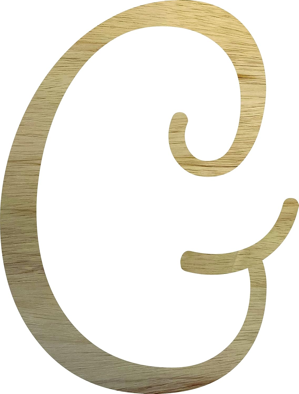 Wooden Letter 5" Blank A Love is in The AIR Font