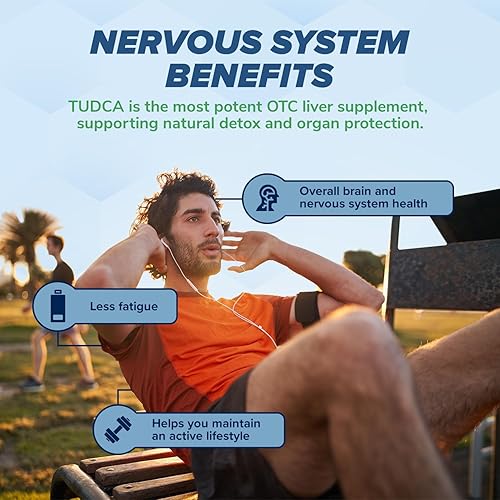 Miniatura 6 de Tudca Suplemento de apoyo hepático de Tudca 500 mg 180 porciones de limpieza hepática Ayuda de rescate hepático Sales biliares  Sal de bilis de