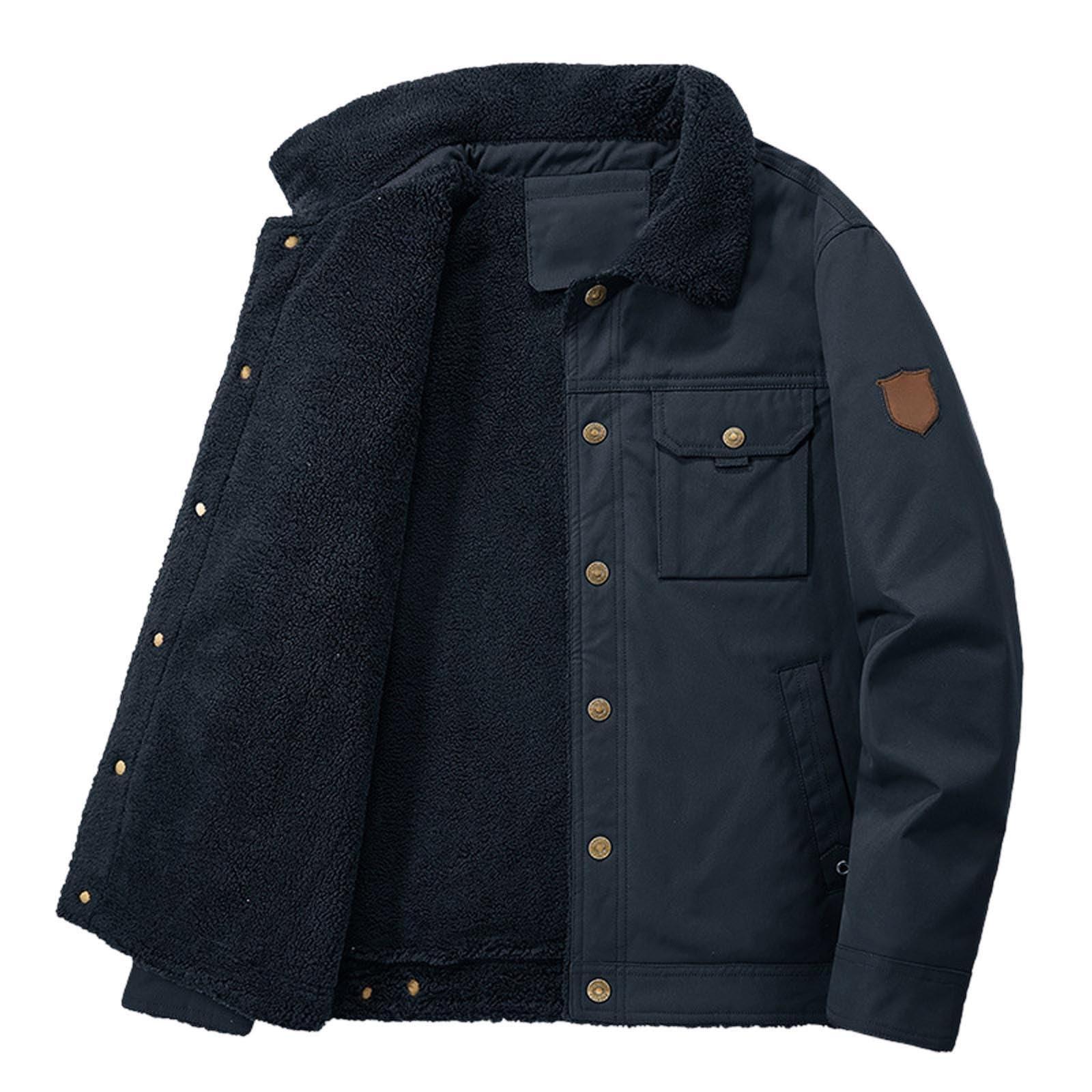 Générique Veste Homme Parka Hiver Running Blouson Manteau Garçon Moto Blousons Sport Bucheron Mi Saison Manteaux D'hiver Vetement Chaud Polaire Long Automne Chaude Jacket Polaires De Randonnée